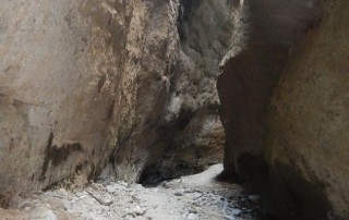 Interno del Canyon Valli Cupe